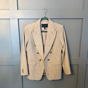 Banana Republic Herringbone Blazer in Tan